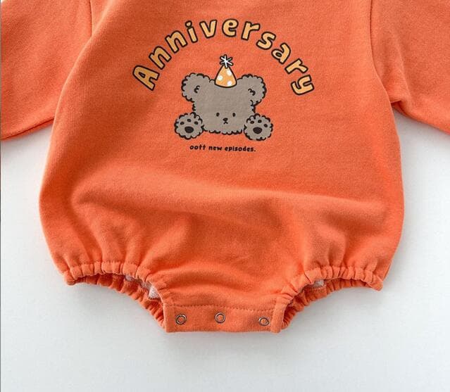 秋冬新作 長袖ベビー服ロンパース 動物柄カバーオール 66-90センチ 2色展開