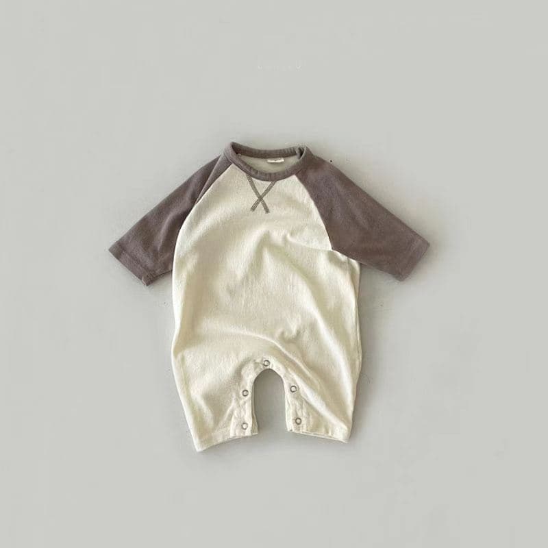 春秋長袖ロンパース 韓国風ベビー服