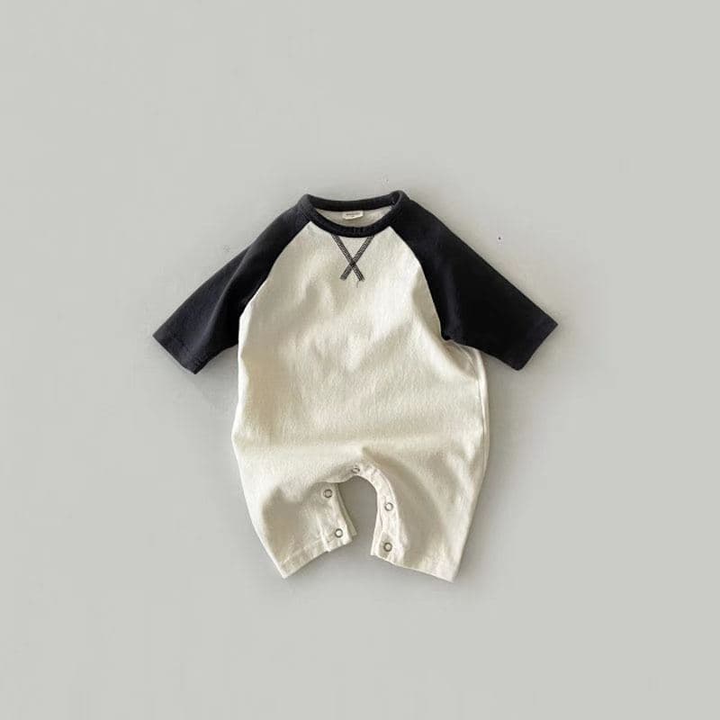 春秋長袖ロンパース 韓国風ベビー服