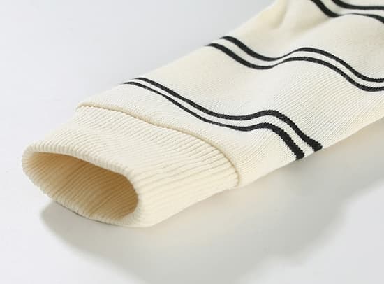 くま刺繍ボーダー長袖ロンパース男の子