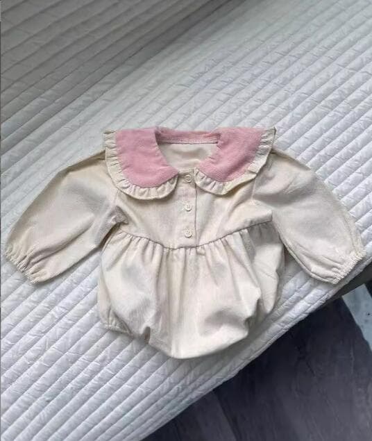 2024秋冬新作 長袖うさぎ耳ロンパース ベビー服 66-90センチ