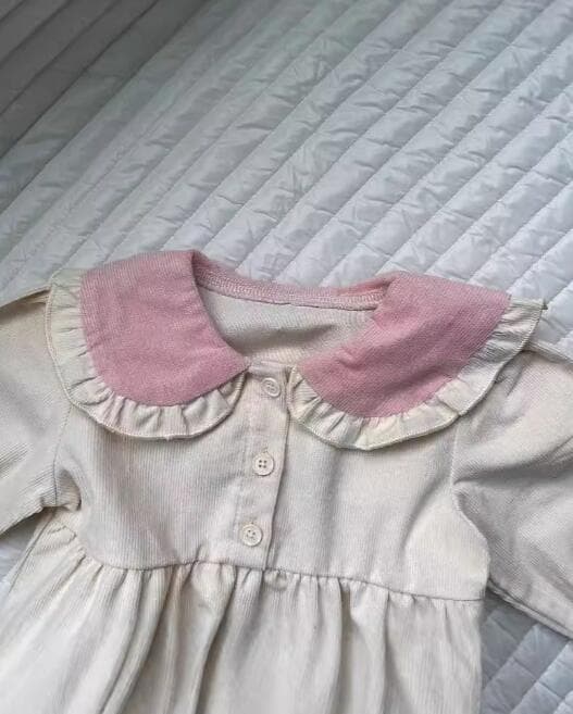 2024秋冬新作 長袖うさぎ耳ロンパース ベビー服 66-90センチ