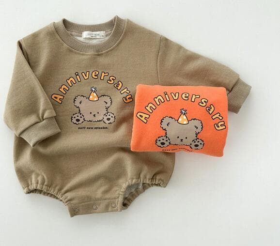 秋冬新作 長袖ベビー服ロンパース 動物柄カバーオール 66-90センチ 2色展開