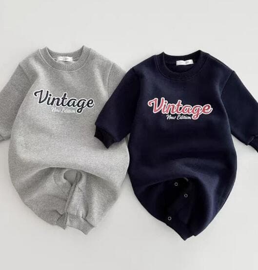 ベビー長袖ロンパース つなぎ服 66-90センチ
