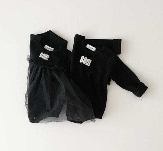 ハロウィン黒猫長袖ロンパース赤ちゃん新生児ベビー服
