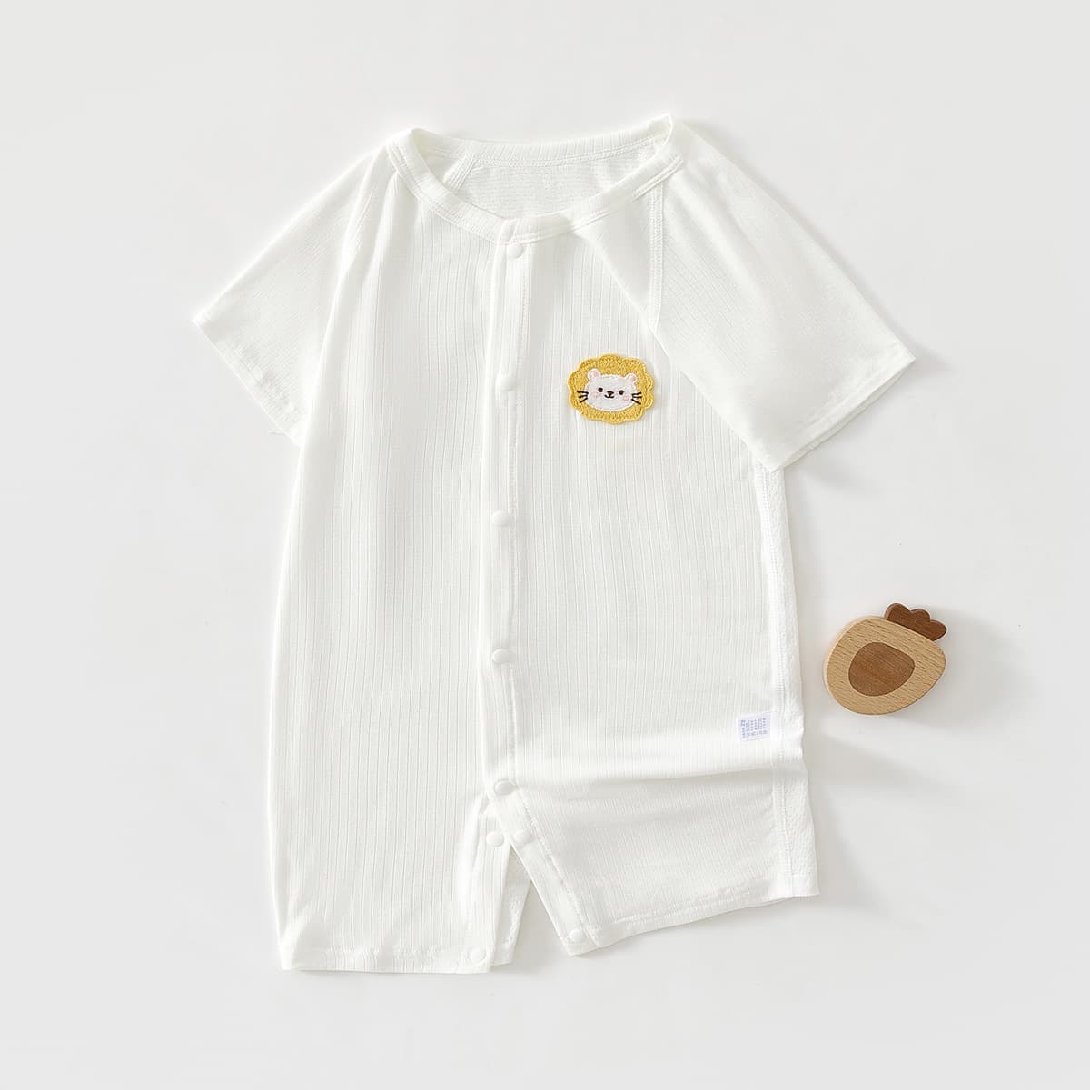 薄手メッシュ素材 赤ちゃん用半袖ロンパース